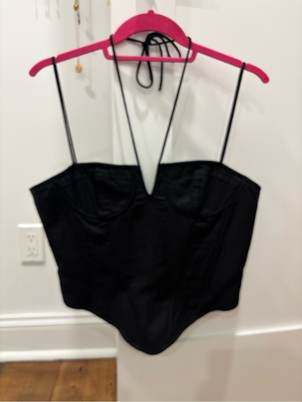Lioness Black Corset Top